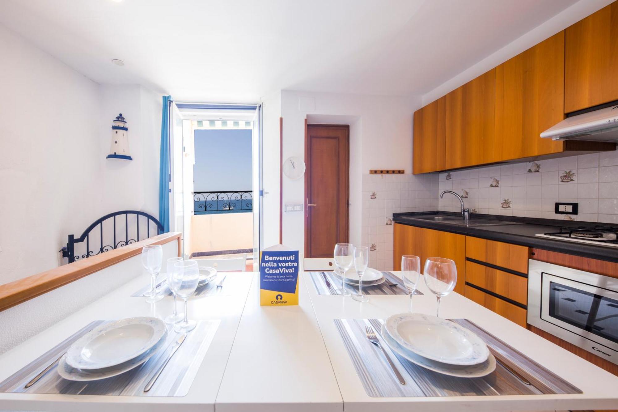 Casaviva Family Beachfront House In Camogli Eksteriør bilde